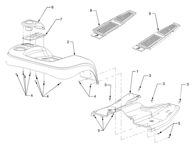 Part Location Diagram of 703-3622-0716 MTD BOARD-RUNNING